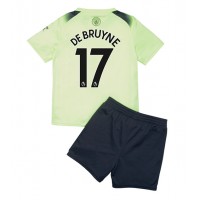 Manchester City Kevin De Bruyne #17 Fußballbekleidung 3rd trikot Kinder 2022-23 Kurzarm (+ kurze hosen)